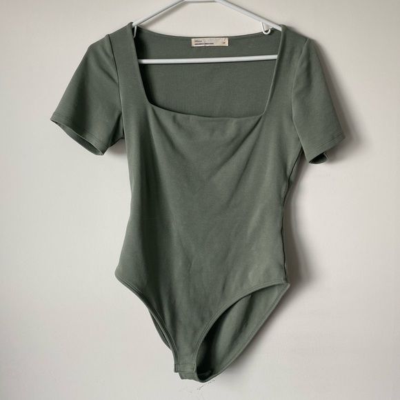 Oak + Fort green cotton bodysuit - Picture 1 of 5